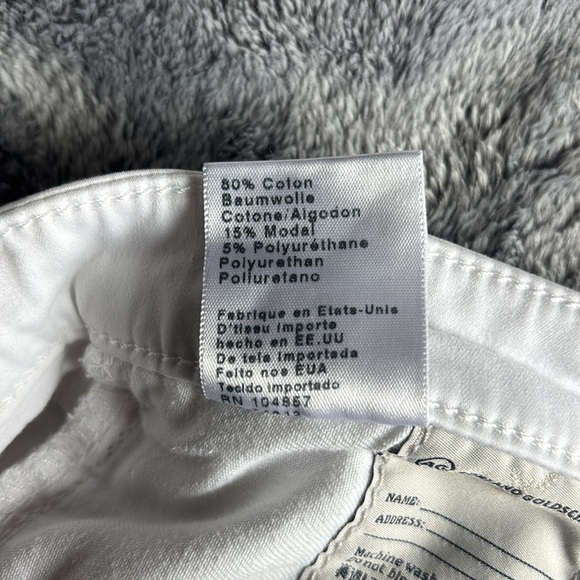 AG The Stevie Ankle in White Size 31R - Picture 5 of 9
